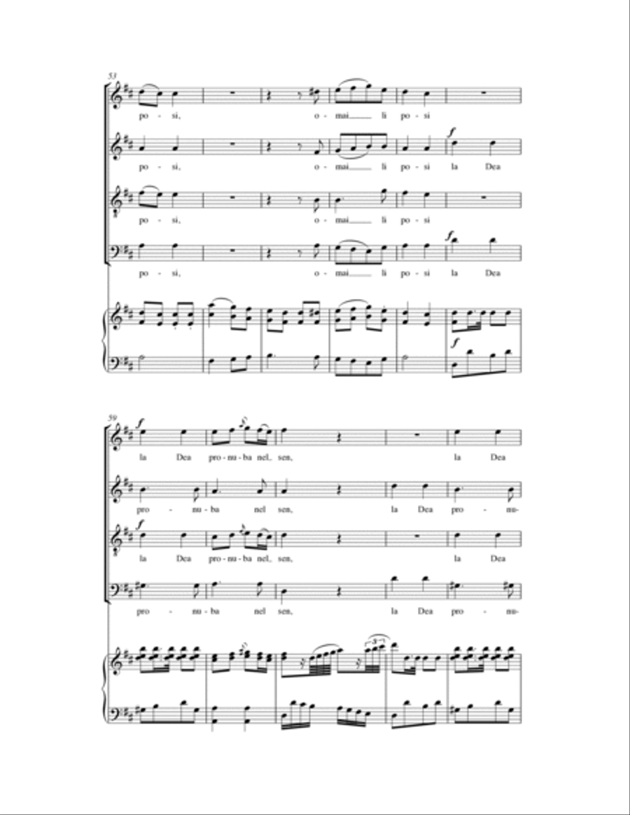 Scenda Amor Scenda Amor 4-Part scores gallery preview page 7