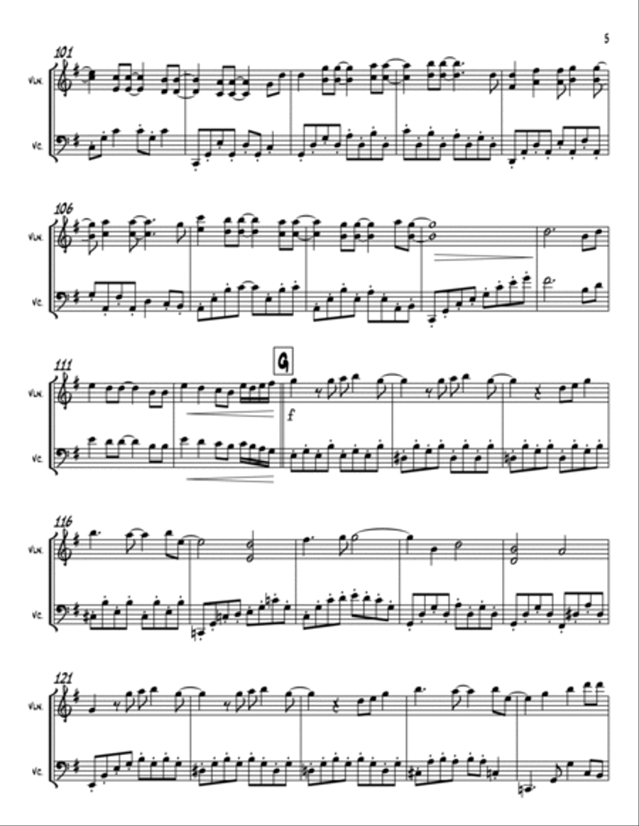 A Million Dreams A Million Dreams String Duet scores gallery preview page 5