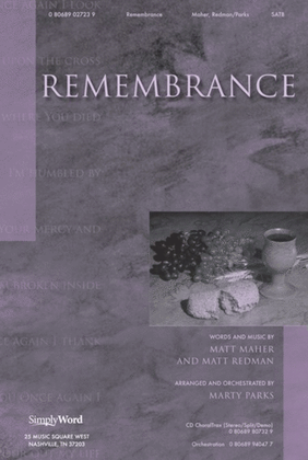 Book cover for Remembrance - CD ChoralTrax
