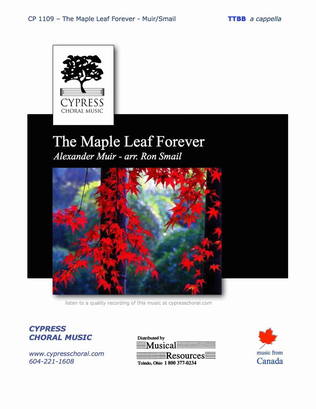 Book cover for The Maple Leaf Forever
