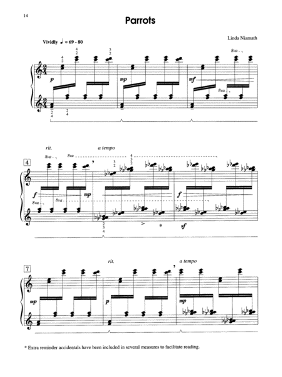 A Zoo for You Easy Piano scores gallery preview page 5