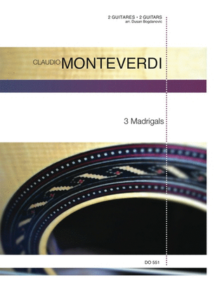Book cover for 3 Madrigals