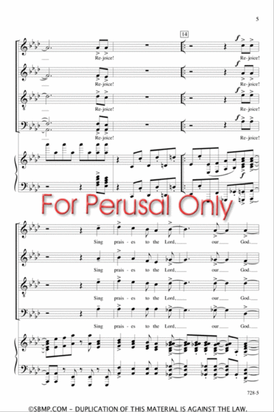 Rejoice! - SATB Octavo Rejoice! - SATB Octavo 4-Part scores gallery preview page 4
