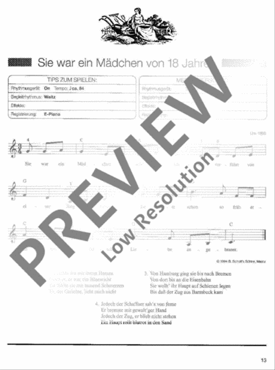 Küchenlieder Piano scores gallery preview page 14