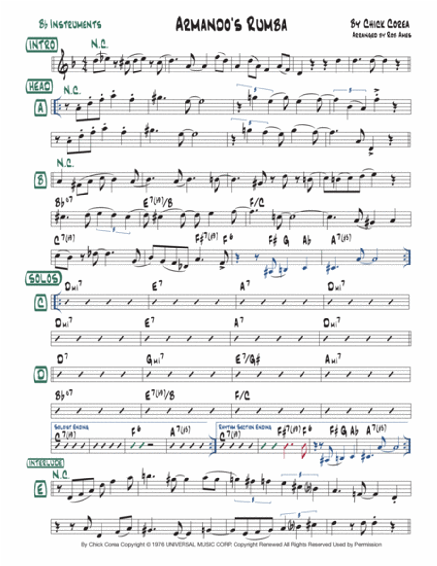 Armando's Rhumba Voice scores gallery preview page 3