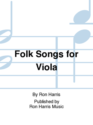 Folk Songs For Viola