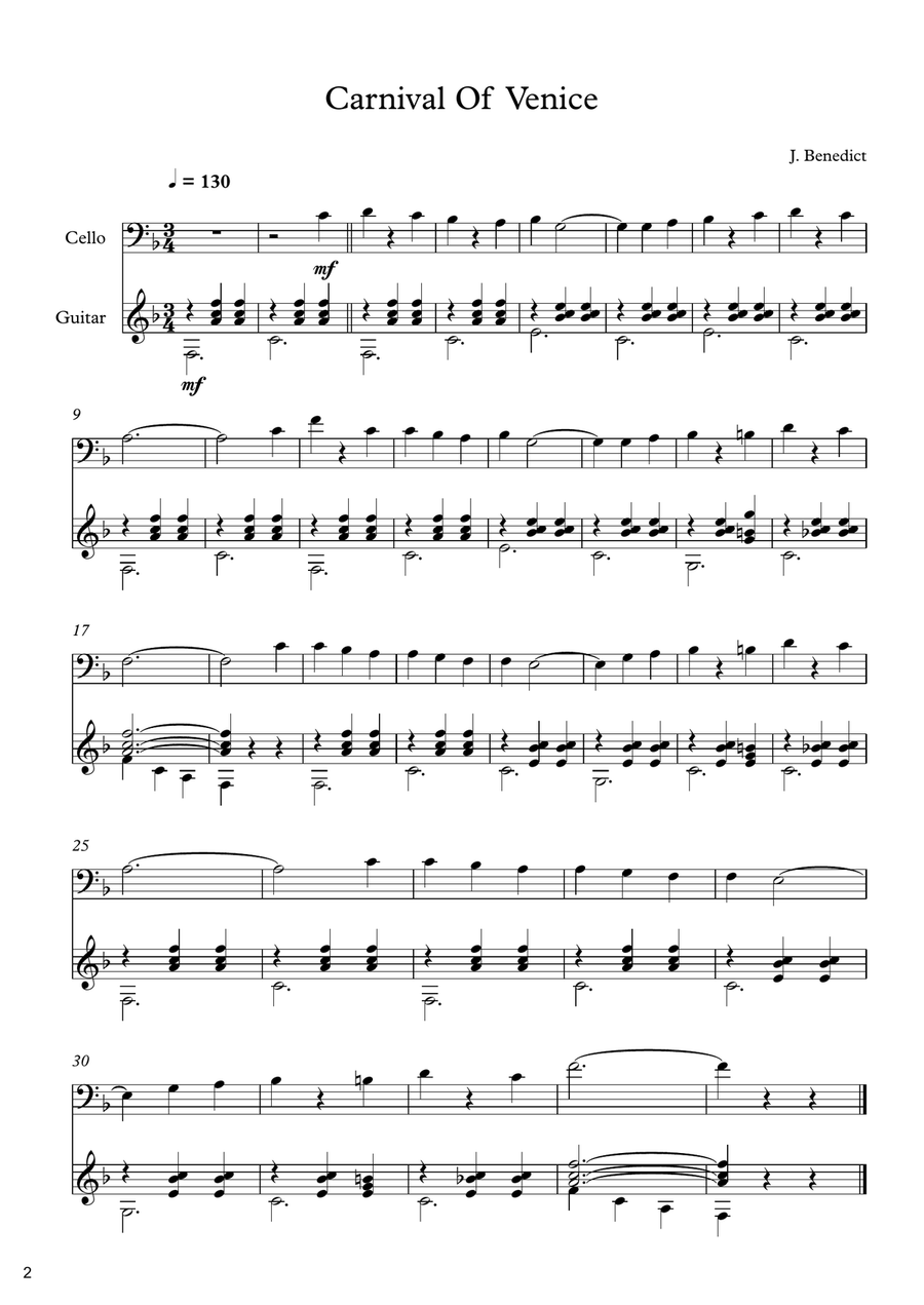 Classic shop cello pieces