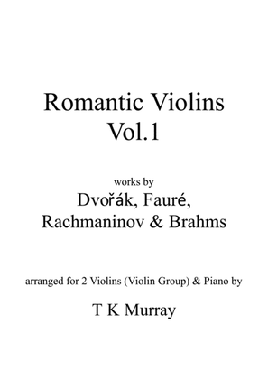 Romantic Violins Vol.1 - 4 Arrangements for 2 Violins Violin Duo Violin Group & Piano