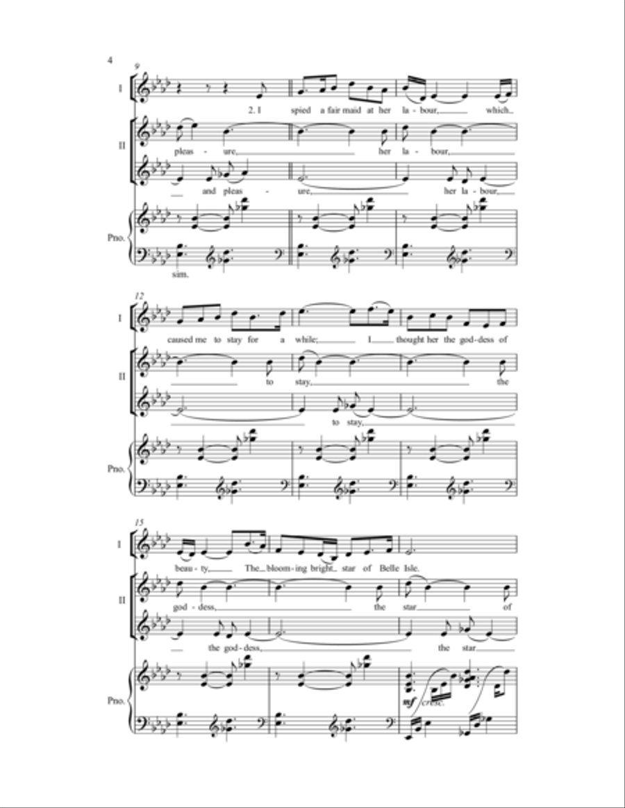 The Star of Belle Isle The Star of Belle Isle 4-Part scores gallery preview page 6