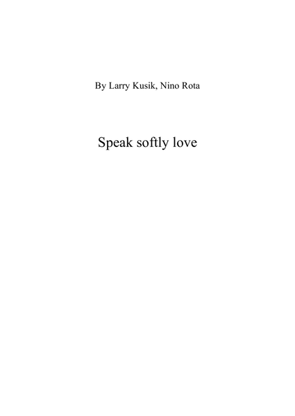 Speak Softly, Love (love Theme) image number null