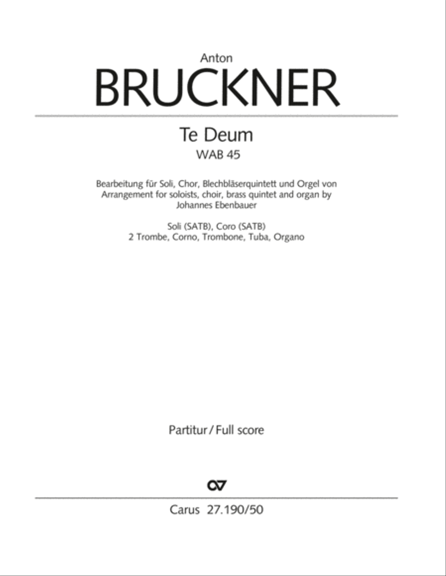 Te Deum TB scores gallery preview page 2