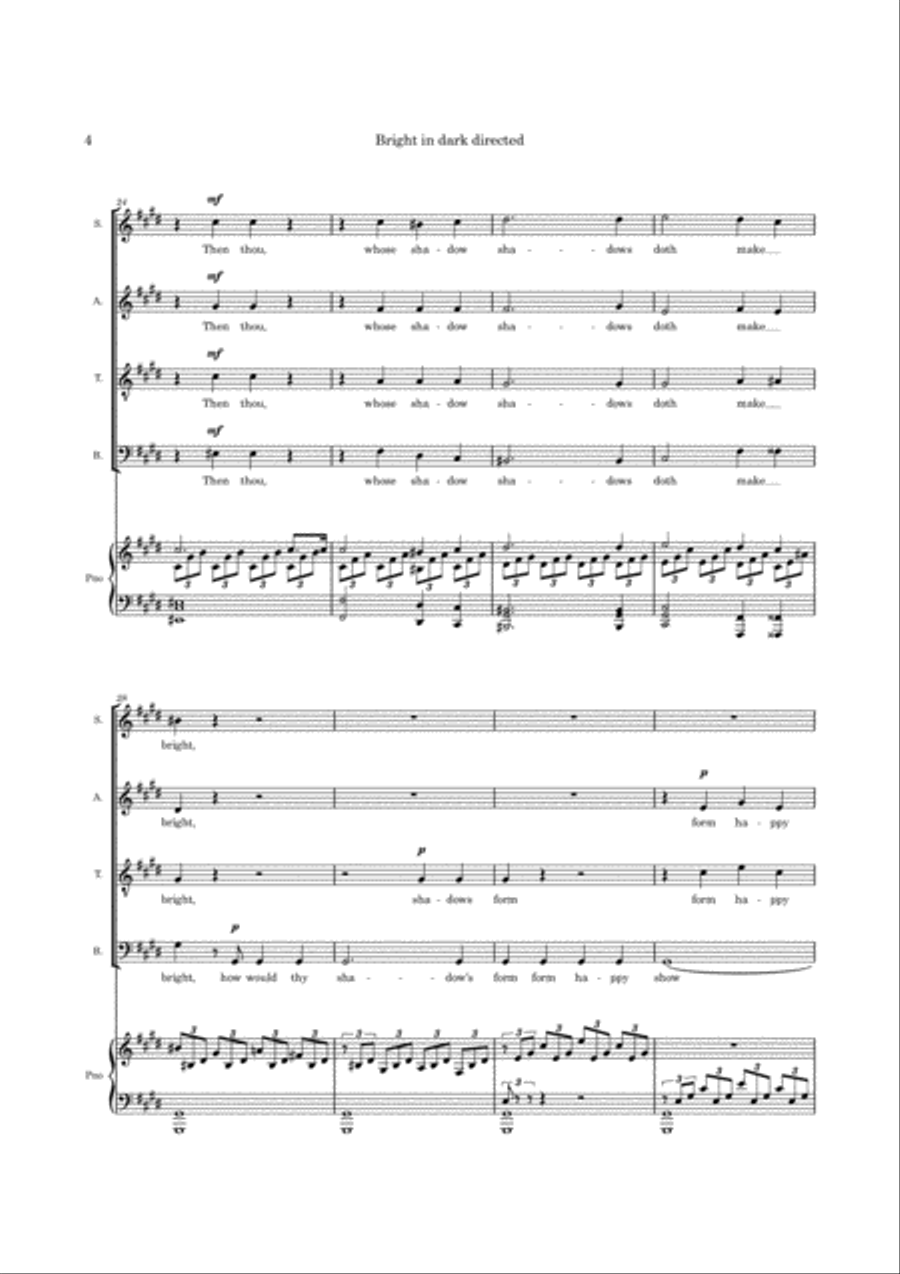 Bright in dark directed Bright in dark directed 4-Part scores gallery preview page 6