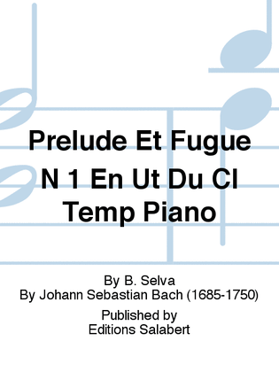 Book cover for Prelude Et Fugue N 1 En Ut Du Cl Temp Piano