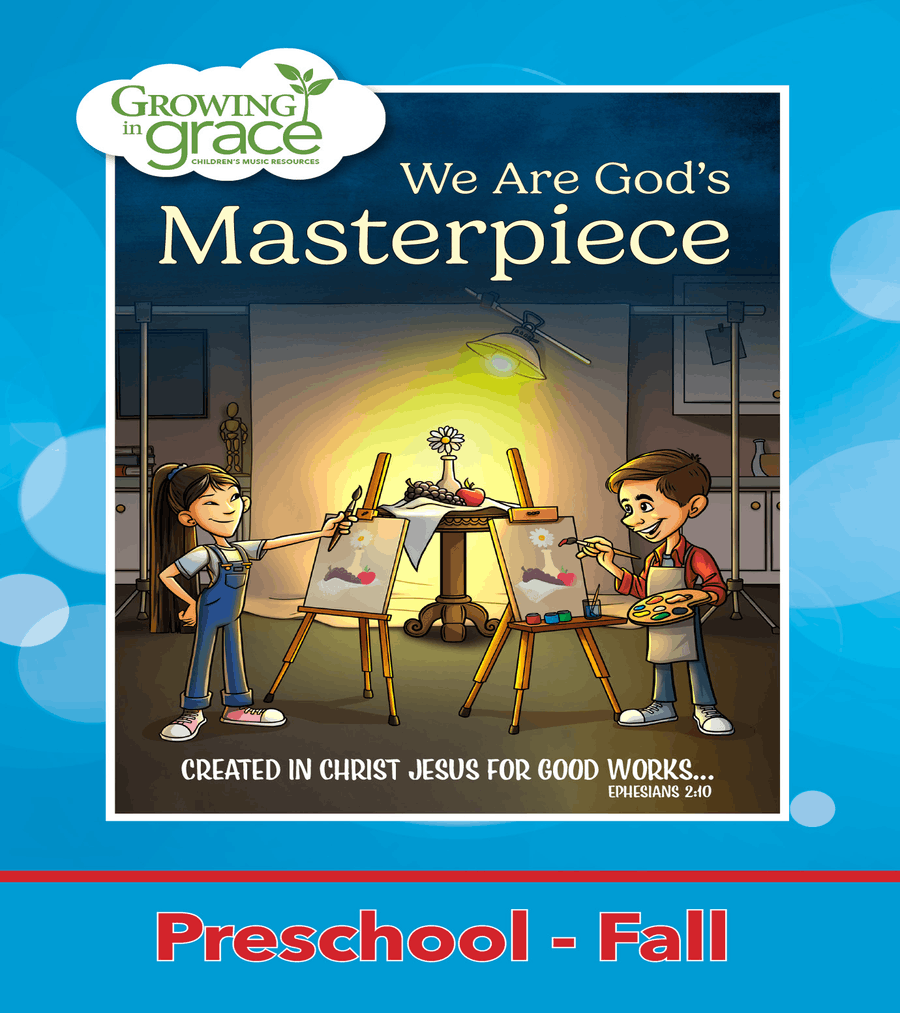 Book cover for We Are God's Masterpiece Preschool Curriculum (Fall) DVD