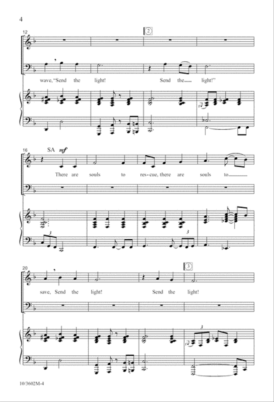 Send the Light 4-Part scores gallery preview page 5