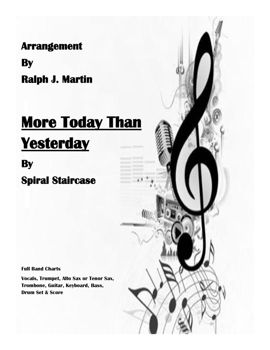 More Today Than Yesterday Jazz Ensemble scores gallery preview page 1