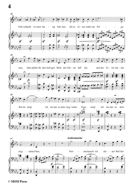 Schubert-Hektors Abschied(Hector's Farewell),D.312,in g sharp minor,for Voice&Piano image number null