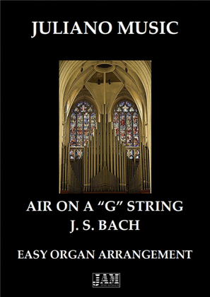 Book cover for AIR ON A "G" STRING (EASY ORGAN) - J. S. BACH