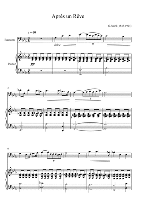 Gabriel Fauré - Après un rêve (Bassoon Solo)