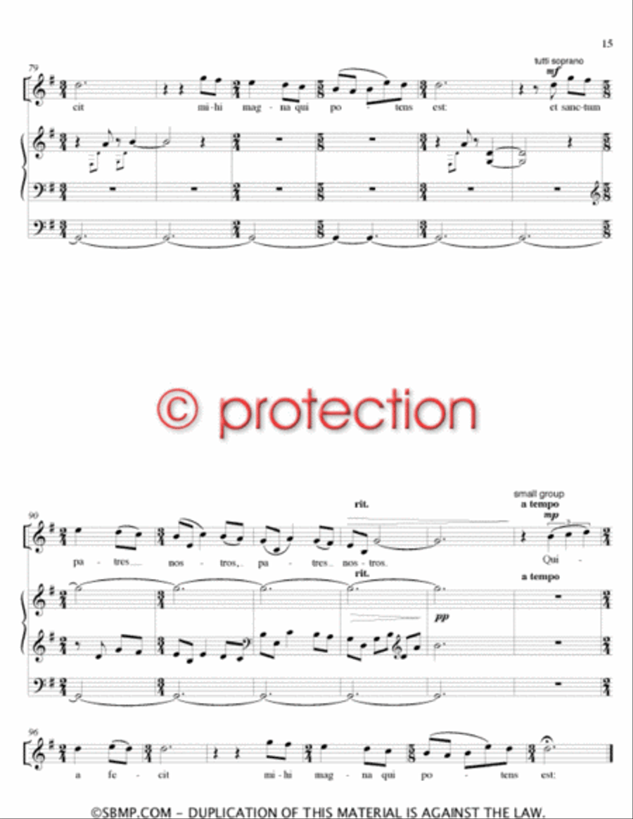 Magnificat - SSAA Choral Book SSAA scores gallery preview page 18