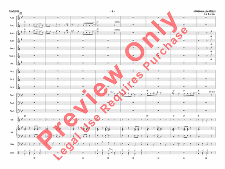 A Marshmallow World Jazz Ensemble scores gallery preview page 7