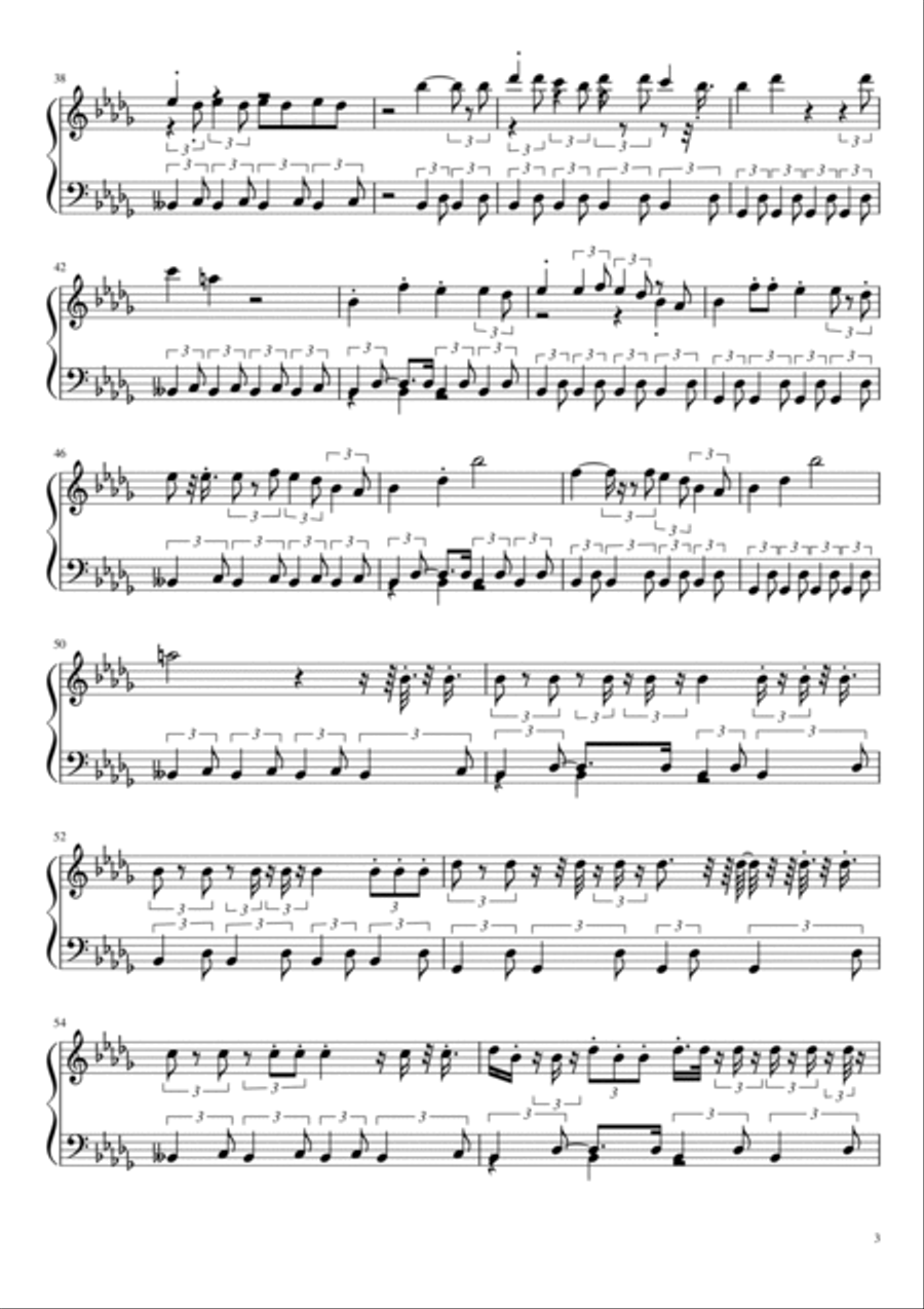 Believer Believer Piano Solo scores gallery preview page 3