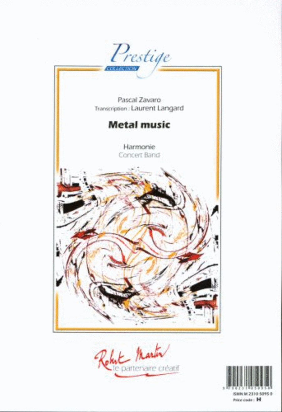Metal Music Concert Band scores gallery preview page 1