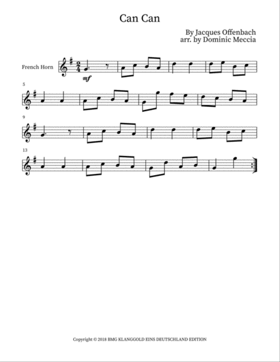Can Can Brass Duet scores gallery preview page 2