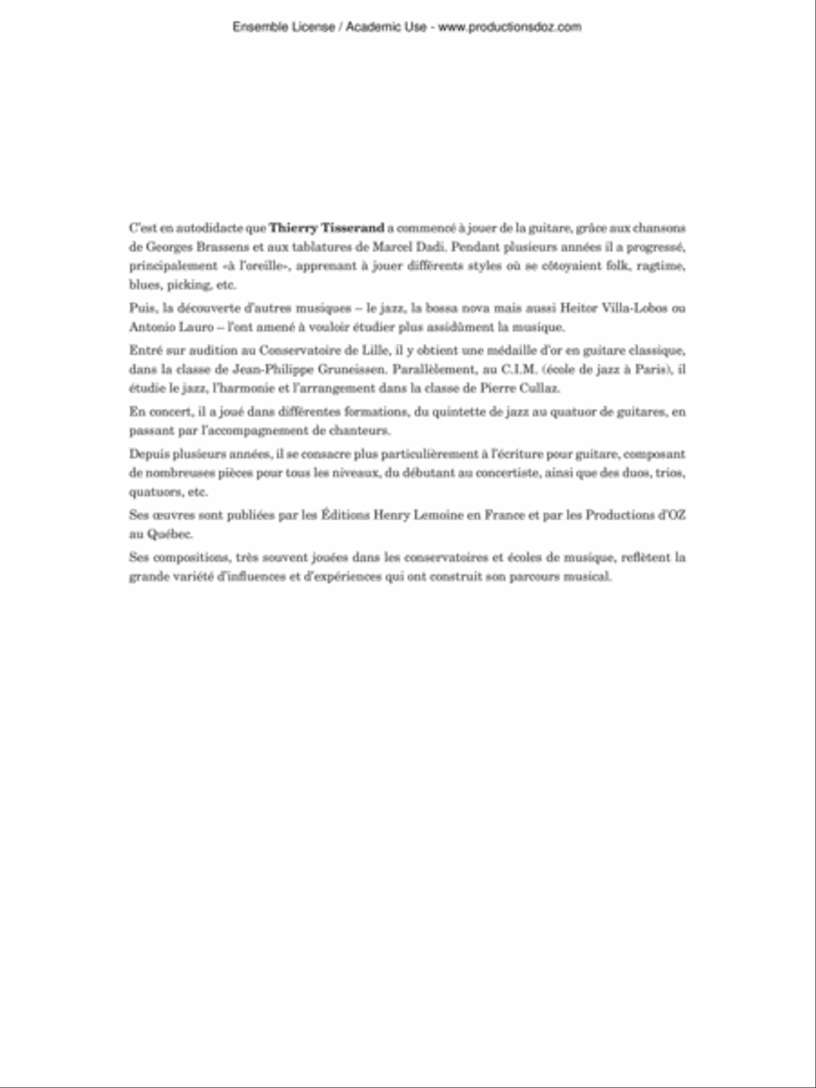 Capricho latino Guitar Ensemble scores gallery preview page 2