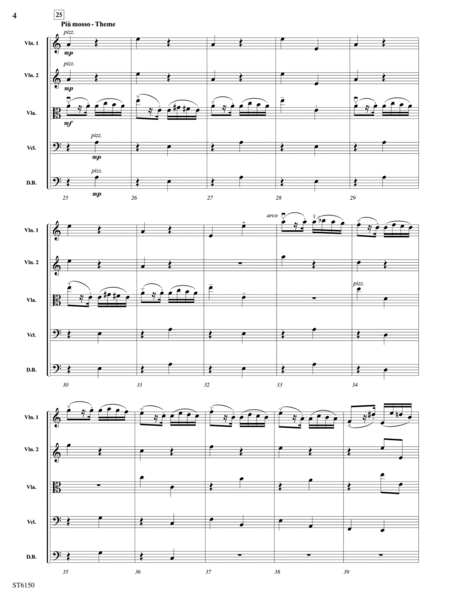Variations on Paganini: Score