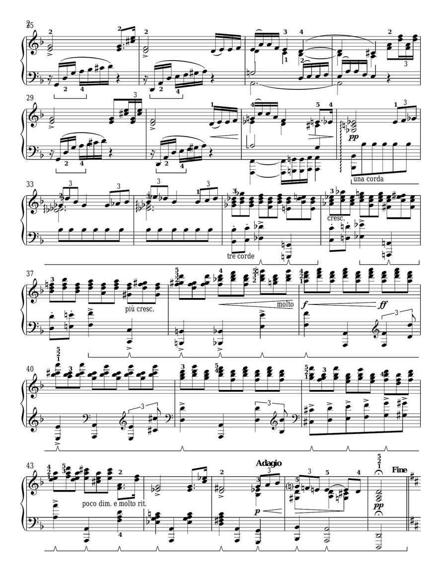Vanished Days (Svundne Dage), Op. 57, No. 1 Piano Solo scores gallery preview page 2