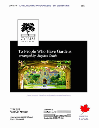 Book cover for The People Who Have Gardens