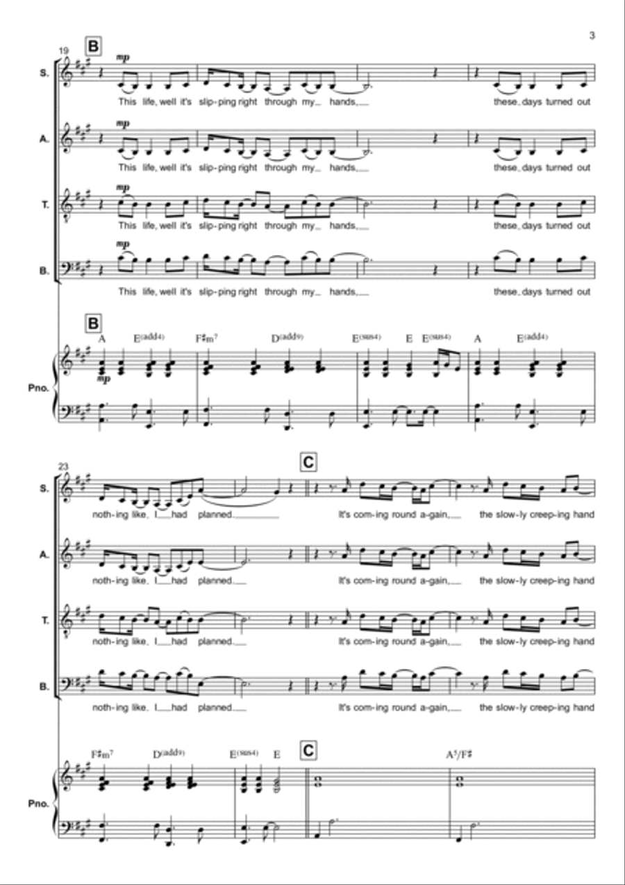 These Days Divisi scores gallery preview page 3