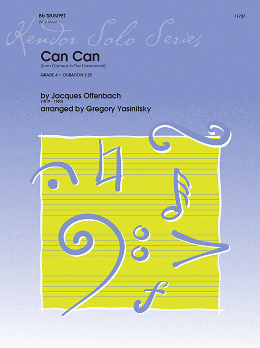 Can Can (from Orpheus In The Underworld) B-Flat Trumpet scores gallery preview page 1