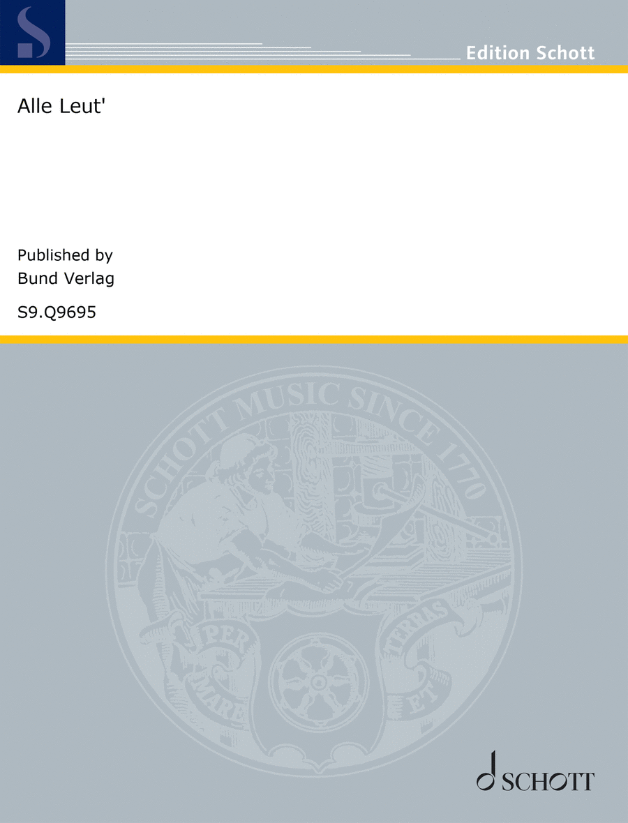 Alle Leut' Alle Leut' Soprano Recorder scores gallery preview page 1