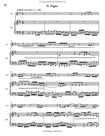 Antique Sonata (score & parts) image number null