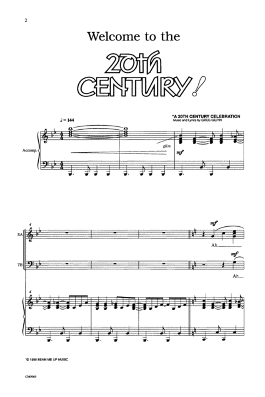 <br>Extrait de partition