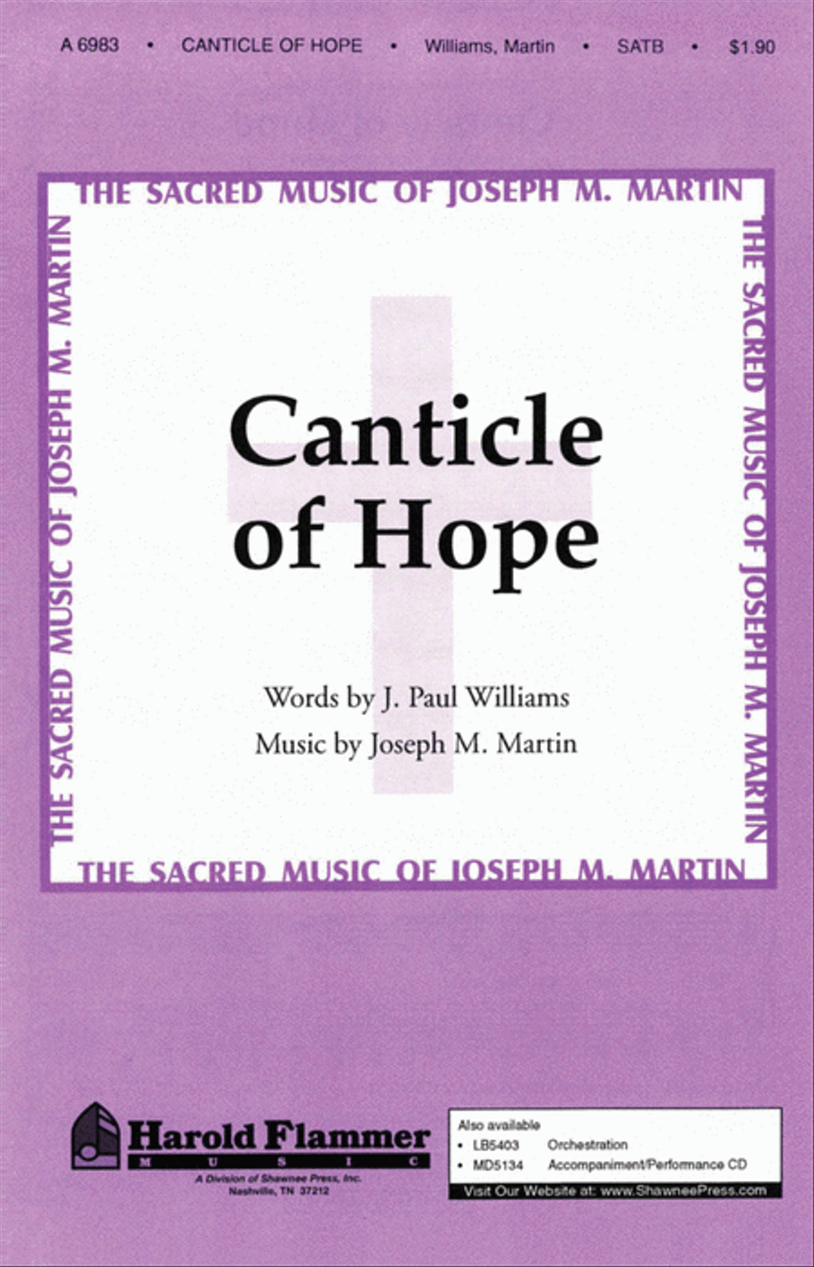 Canticle of Hope 4-Part scores gallery preview page 1