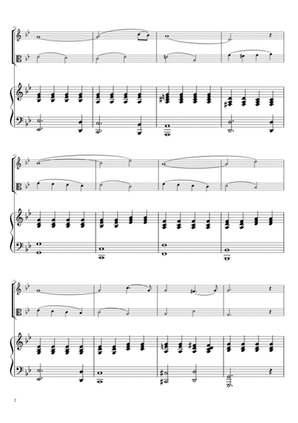 Caccini "Ave Maria" Piano trio ,violin & viola  image number null
