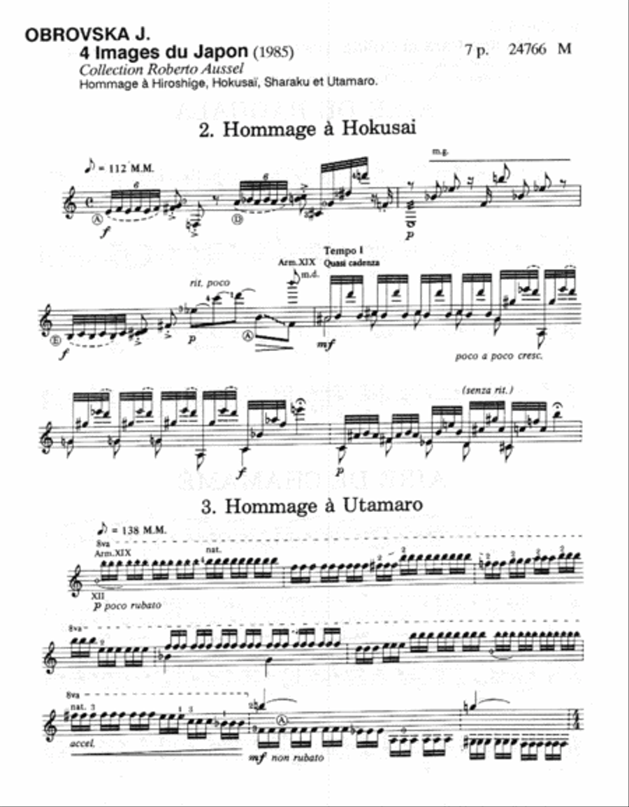 Images Du Japon (4) Images Du Japon (4) Acoustic Guitar scores gallery preview page 2
