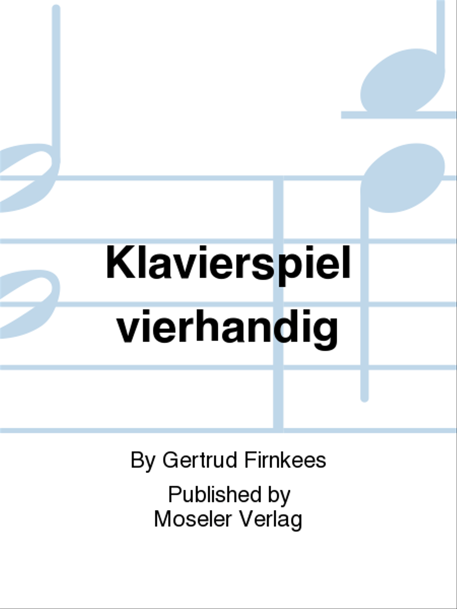 Klavierspiel vierhandig Piano Duet scores gallery preview page 1