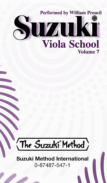 Suzuki Viola School, Cassette Volume 7, Performed by William Preucil - cassette