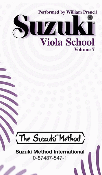 Suzuki Viola School, Volume 7