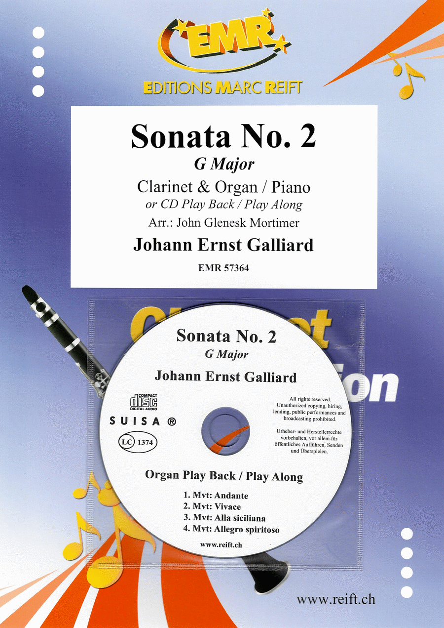 Sonata No. 2 Sonata No. 2 Clarinet Solo scores gallery preview page 1