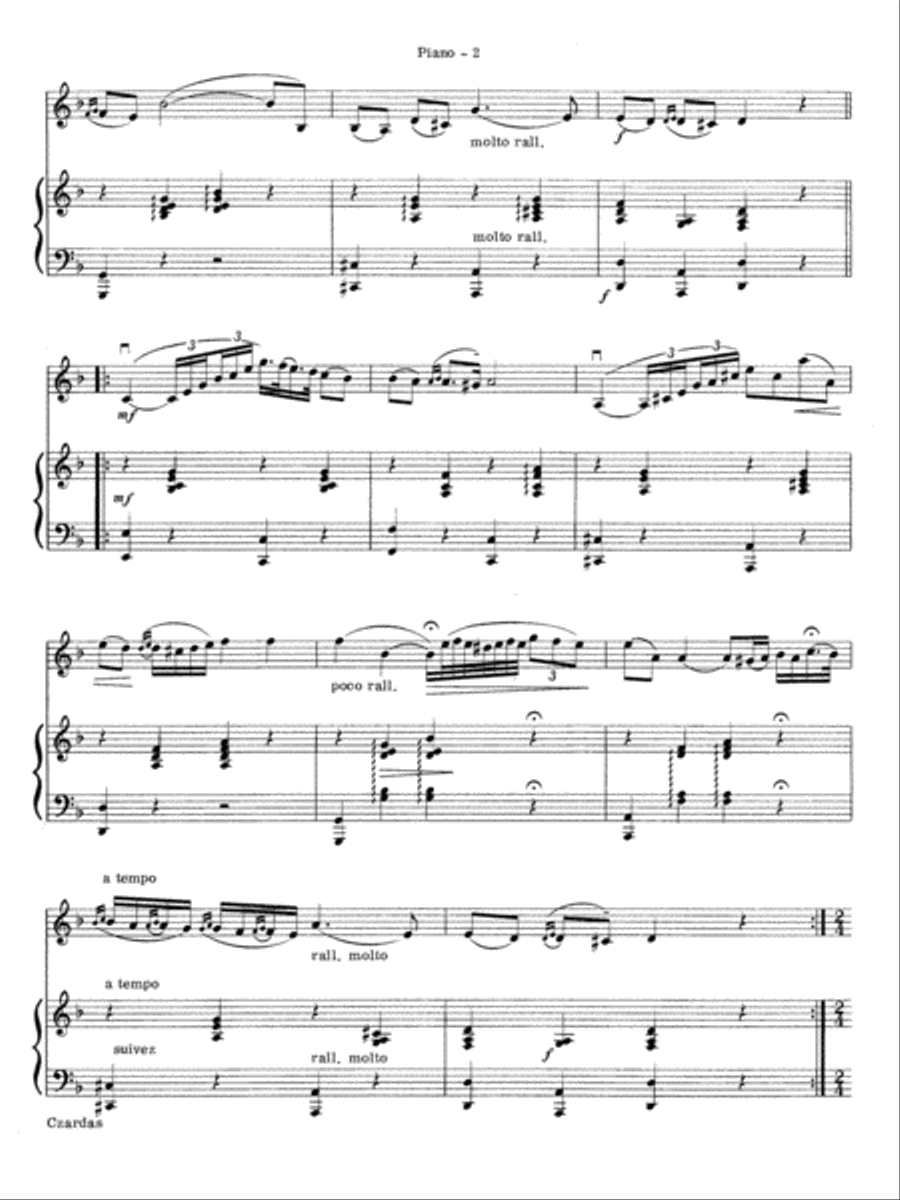 Czardas Violin Solo scores gallery preview page 3
