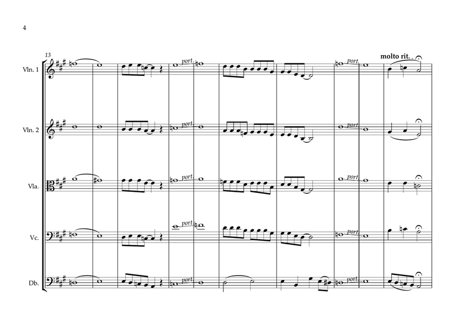 Romani Anthem (Gelem, Gelem) for String Orchestra (MFAO World National Anthem Series) String Orchestra scores gallery preview page 4