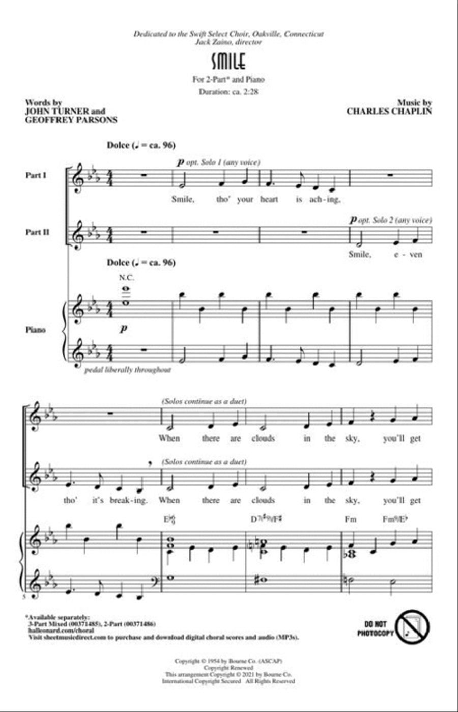 Smile 2-Part scores gallery preview page 4