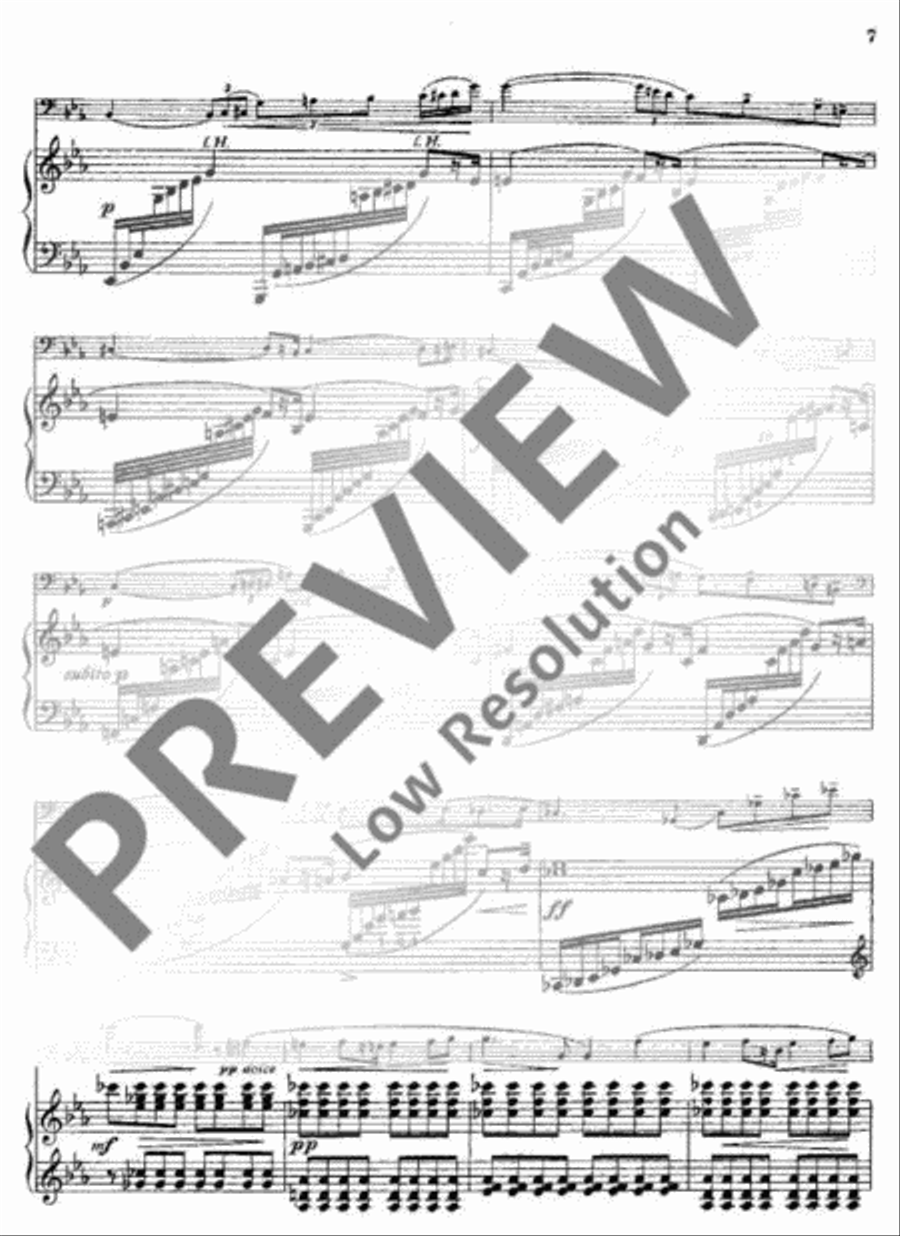 Ode Bassoon Solo scores gallery preview page 10