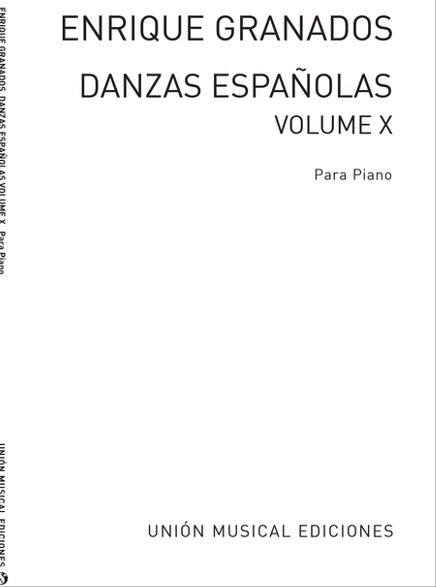 Danza Espanola No.10 Melancolica Piano Solo scores gallery preview page 1