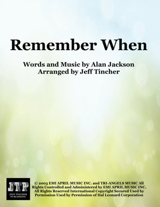 Book cover for Remember When